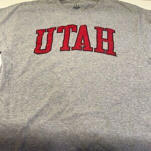 Champion Gray and Red Utah Tee